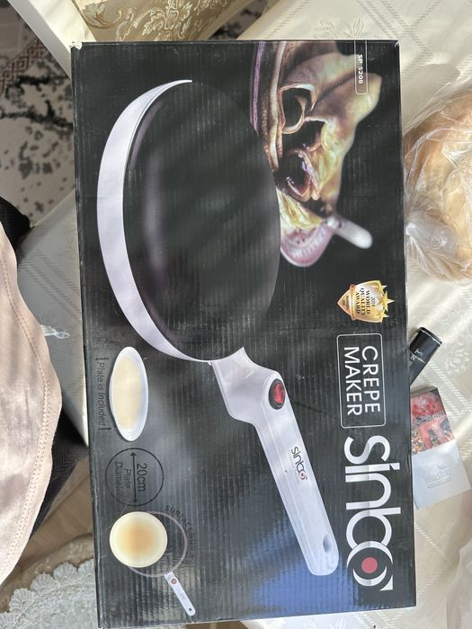 Блинница sinbo, новая, не вскрывали