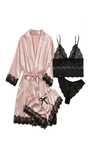 Set pijama cu halat- dama XL