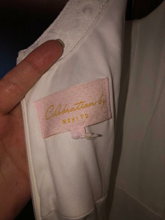 Rochie de vara alba cu detalii