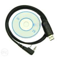 Cablu programare USB + CD pentru statii radio Baofeng Wouxun, Puxing