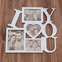 “I Love you”, дървена рамка с Ваши гравюри