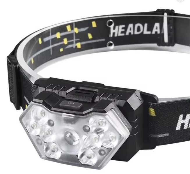 Мултифунционален Челник с 9 LED Диода