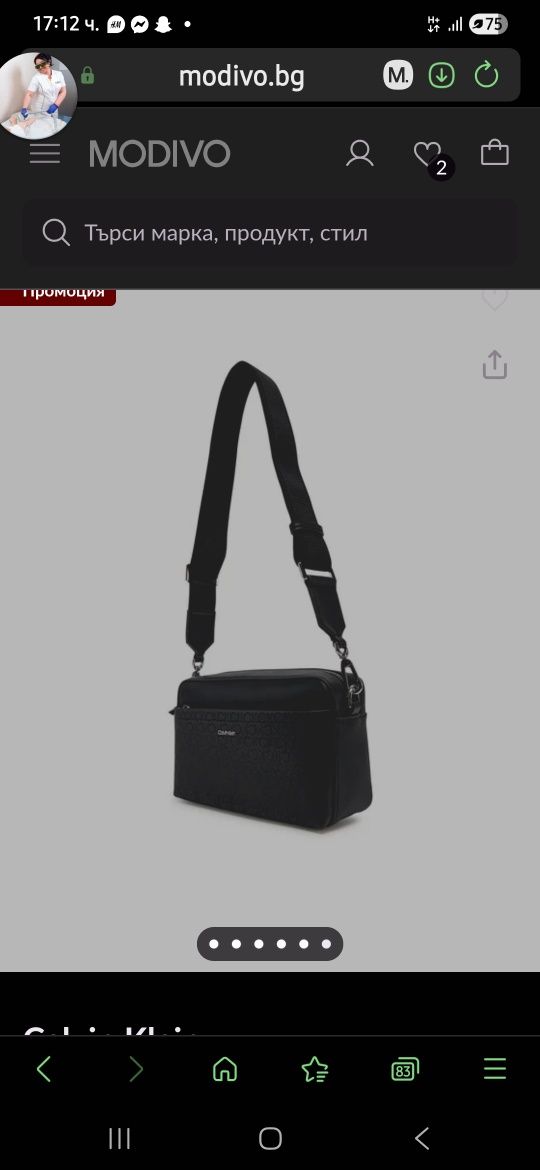 Calvin Klein чанта чисто нова