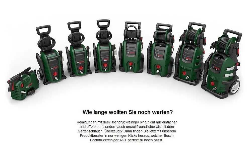 Карчер, мойка высокого давления Bosch Aquatak 135 бар