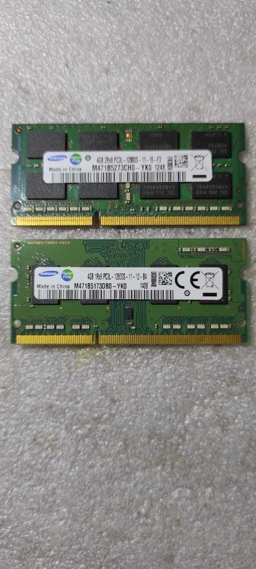 Оперативная память Samsung DDR3 SO-DIMM 4GB- 2 планки