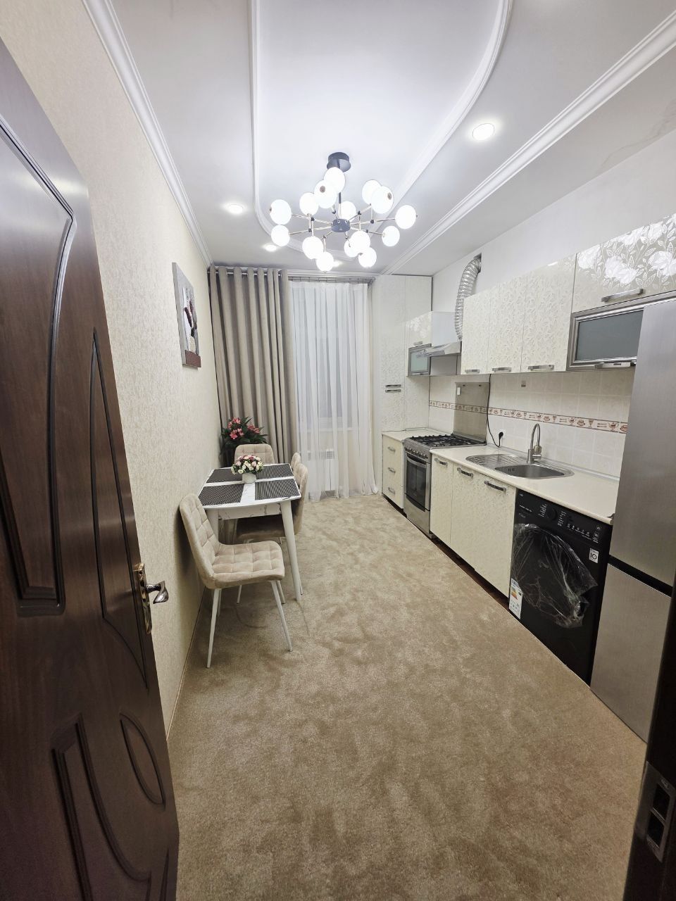 * НОВОСТРОЙКА МЕТРО НОВЗА 1/1/4 Чиланзар 3 квартал МЕБ+ТЕХ