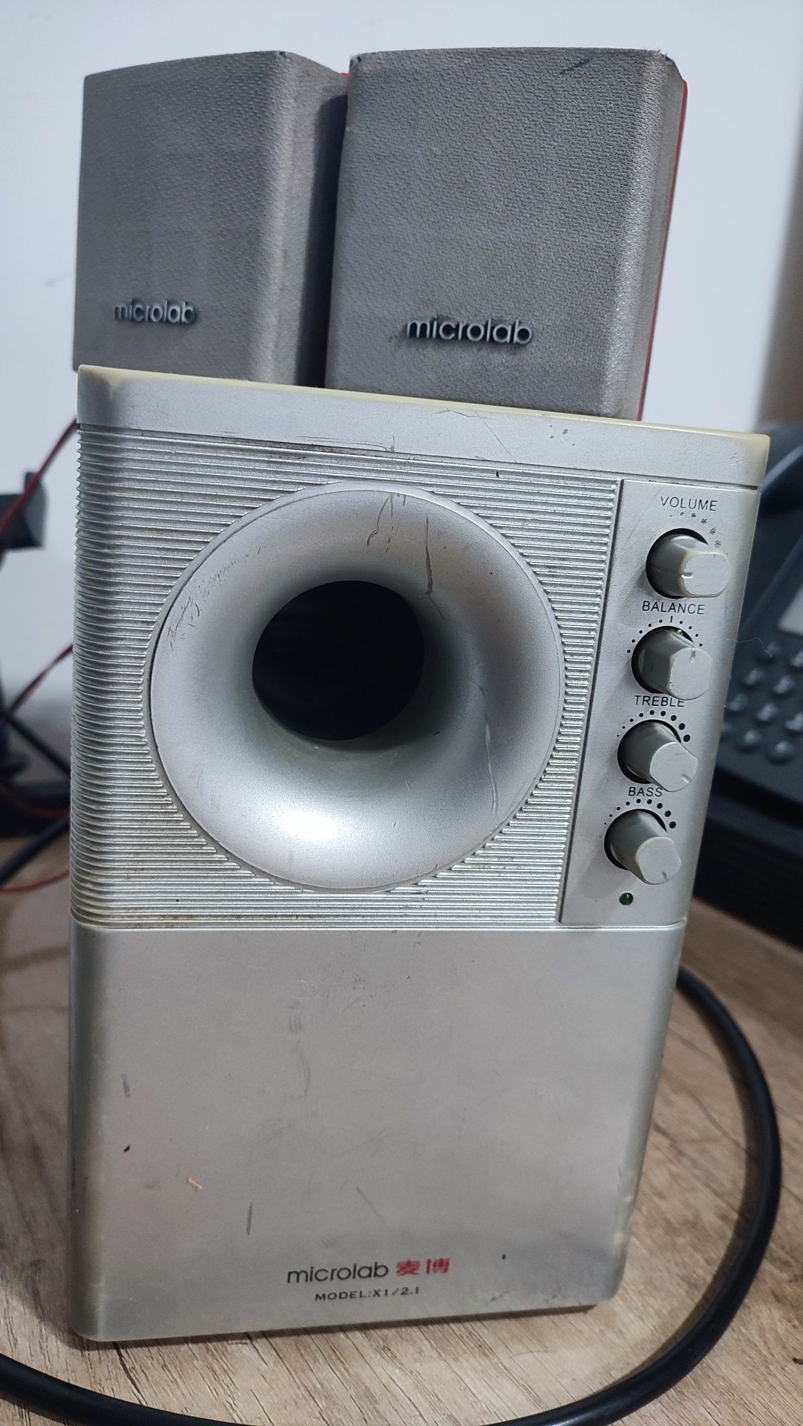 MICROLAB X1 Самбуфер стерео калонки. 2.1 качественной