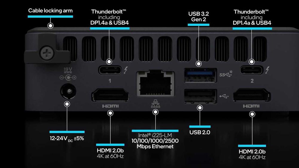 Intel NUC 11 Pro NUC11TNHi5 cu 64GB RAM + Addon NUCIOALUWS la cutie
