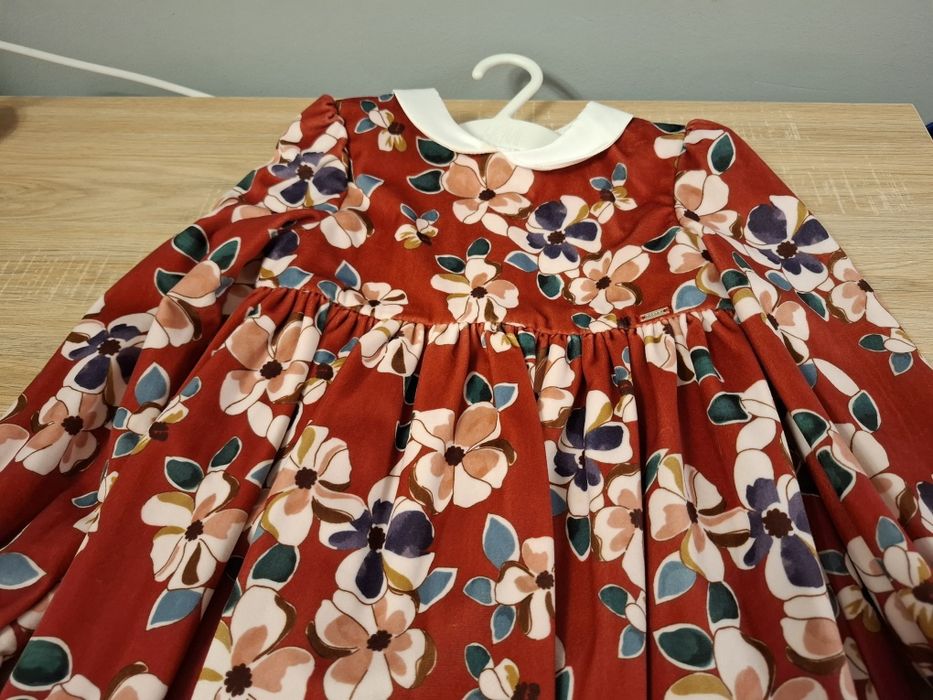 Rochie superba din catifea, pentru fete, Mayoral, marimea 92-98