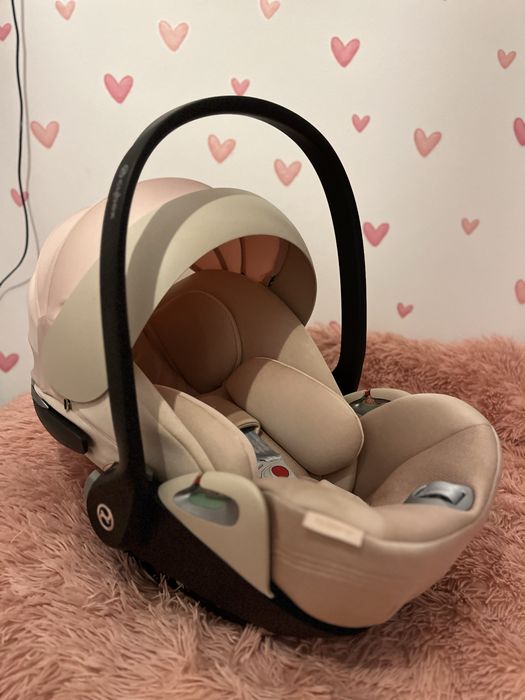 Vând scoică Cybex Platinum Cloud T plus I-size Peach Pink