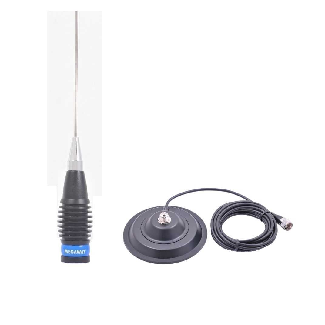 Antenă radio CB Megawat ML 145 cu talpa magnetică