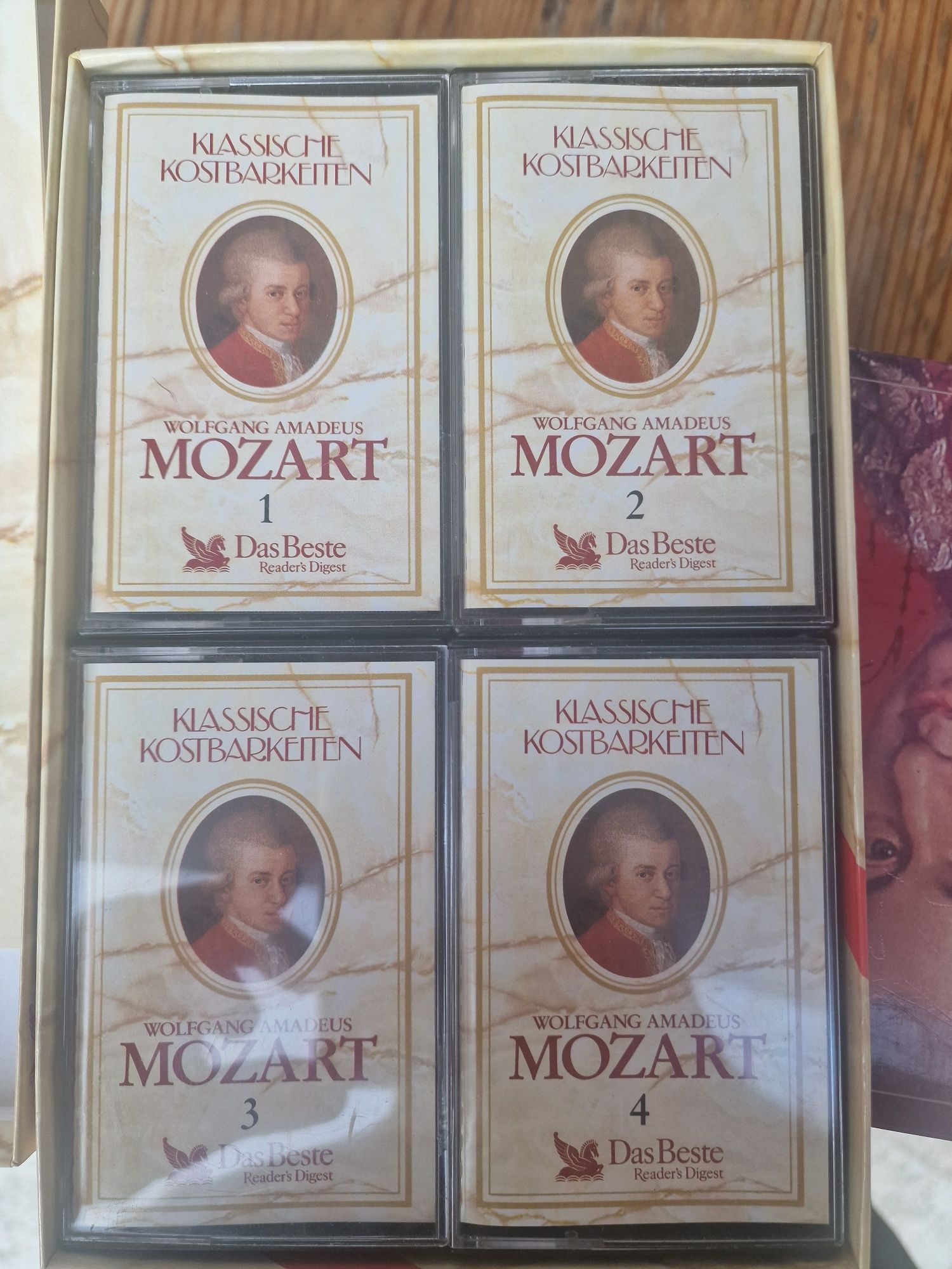 Colectie 4 casete Mozart