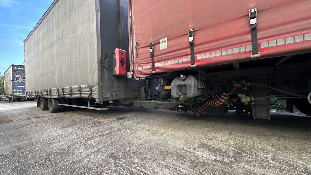 Remorca tandem 12t cu 2 axe BPW