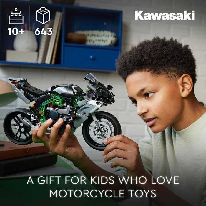 CURAND TIP lego technic: Motocicleta Kawasaki Ninja H2R 42170