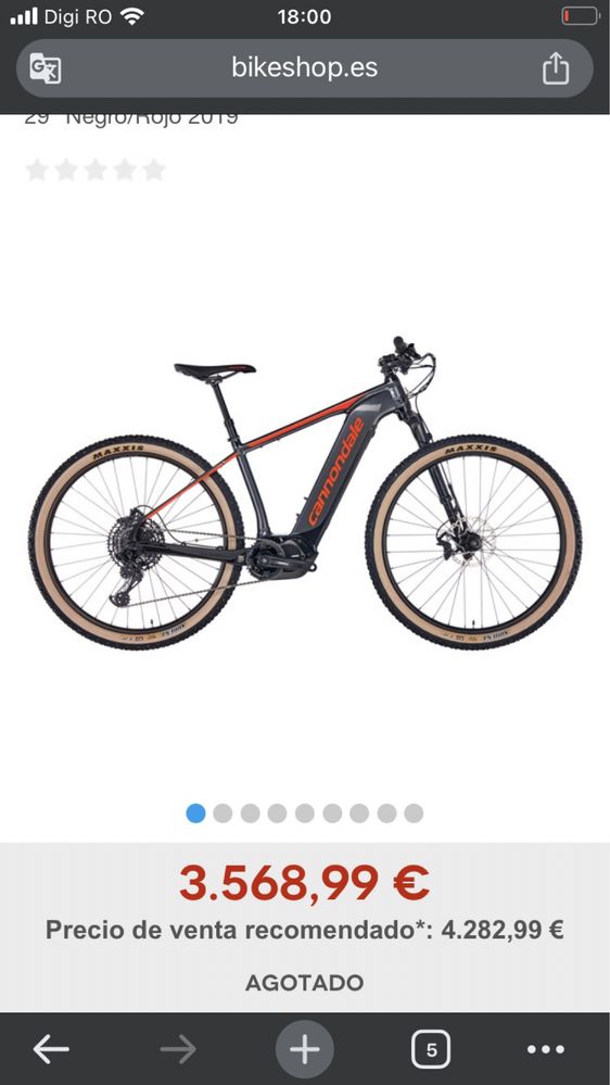 Bicicleta electrica Cannondale Trail Neo 29 inch 2019