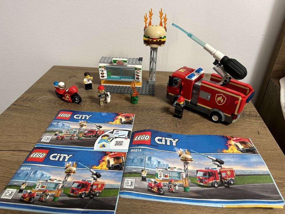 Lego 60214 pompieri - stingerea incendiului de la burger bar