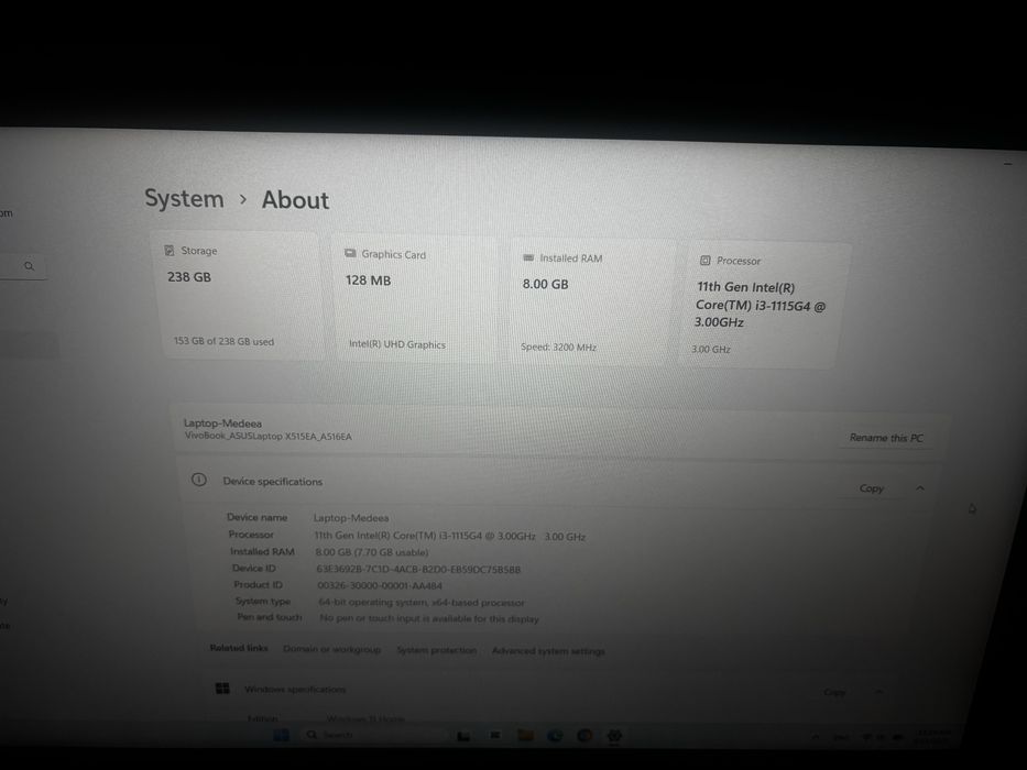 Laptop Asus VivoBook