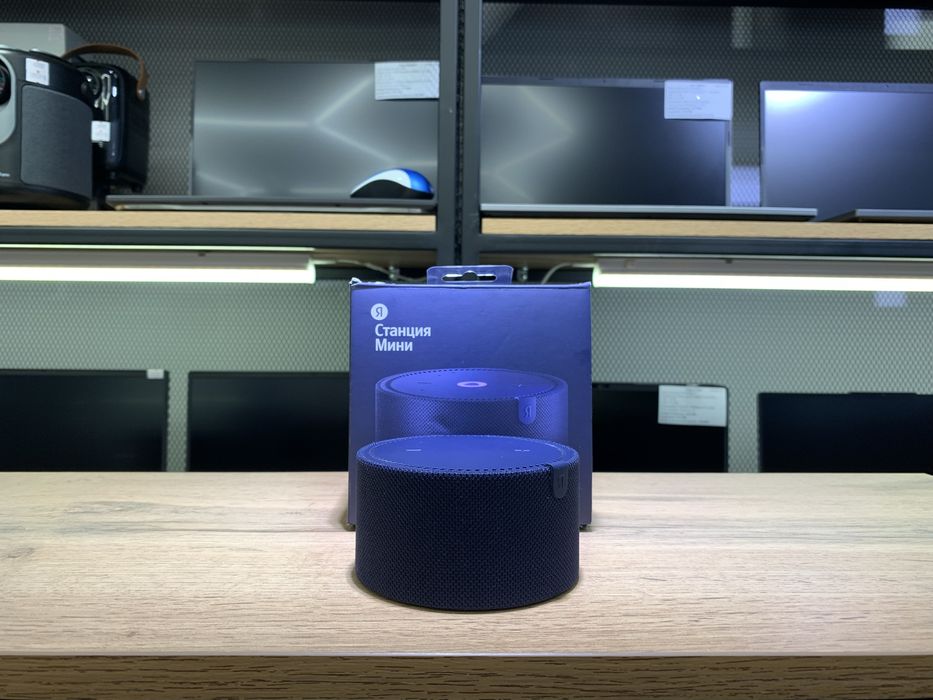 Яндекс Станция Мини, 10 Вт, синий, YNDX-00021, 1036/A10