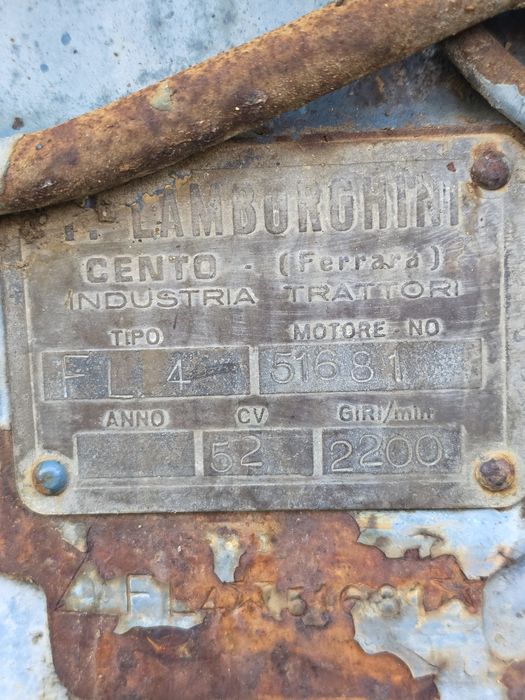 Motor lamborghini 4 cilindri FL 4 52 cai