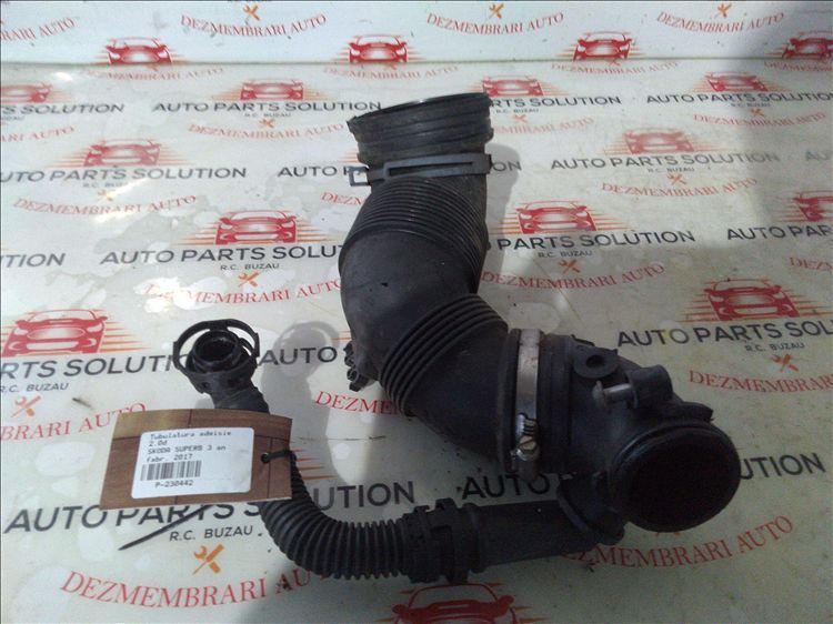 tubulatura admisie 2.0d skoda superb 3 an fabr. 2017