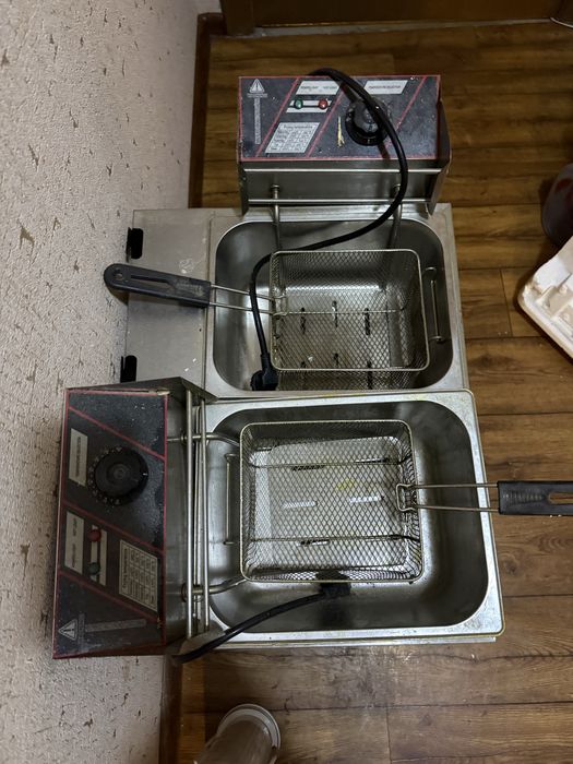 Фритюрница двойная