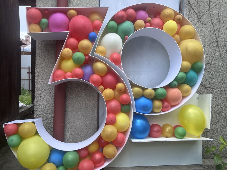 Cifre aniversare baloane pentru petrecere