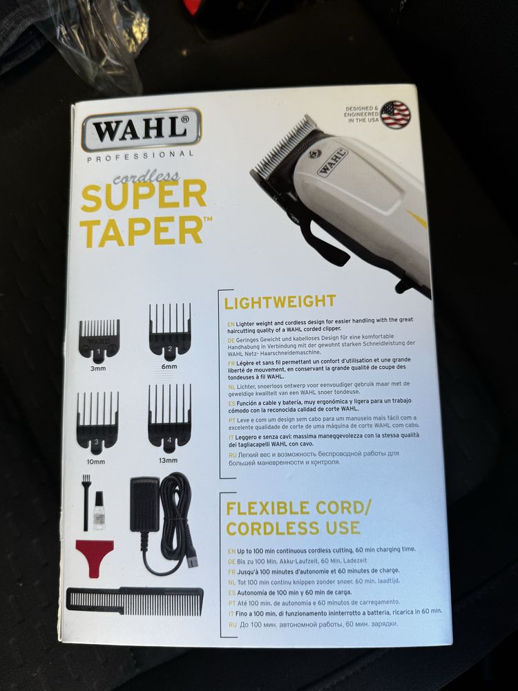 Wahl Super Taper Cordless fara fir nou