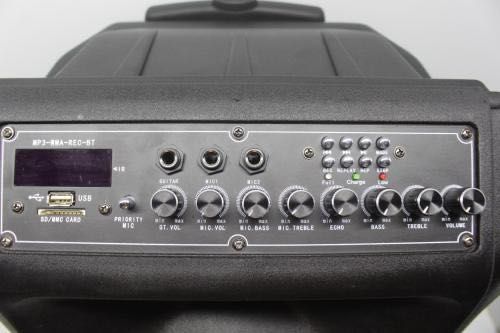 MBA Мощна Тонколона с два безжични микрофона