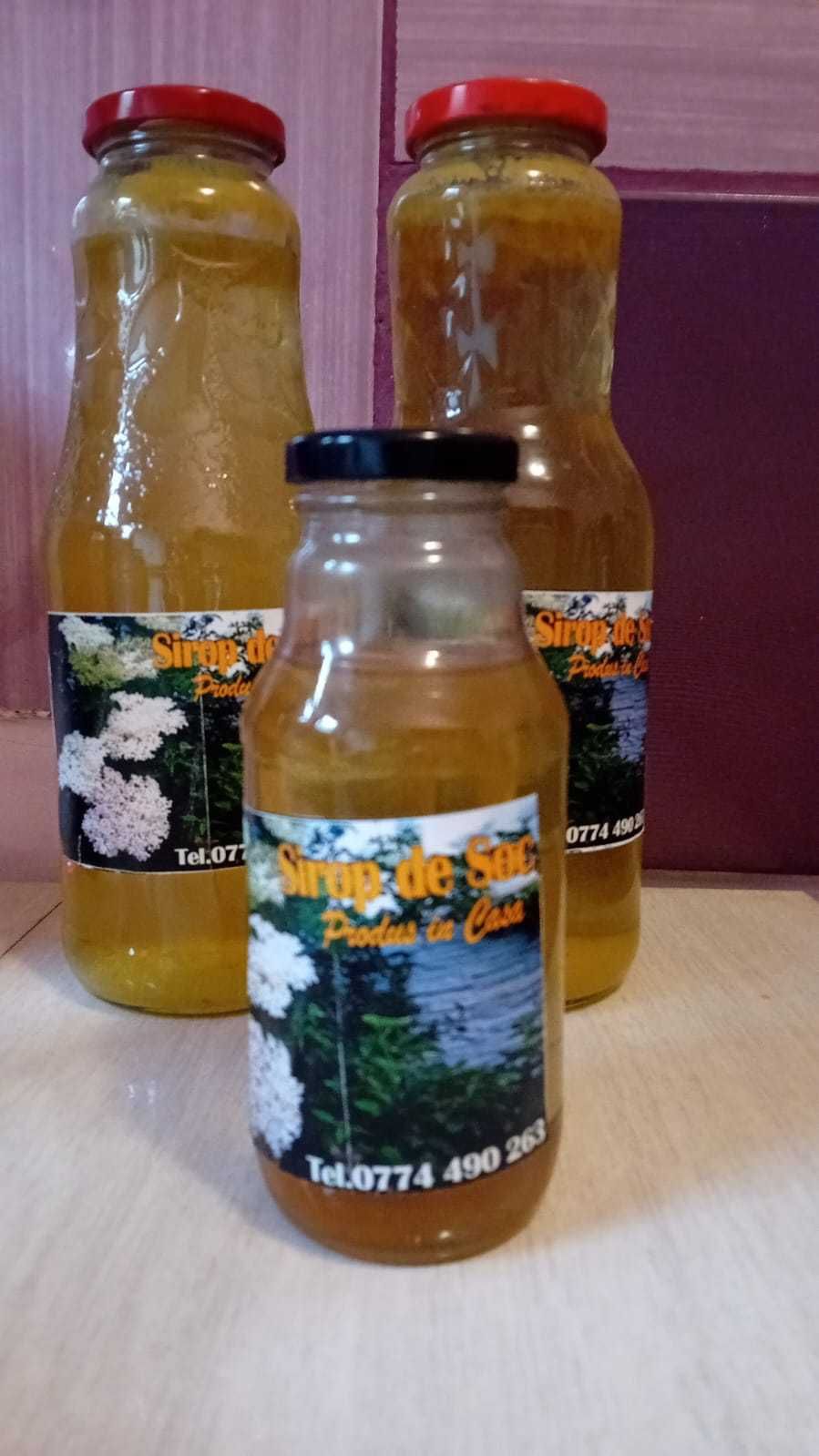Vând sirop de soc preparat la rece.