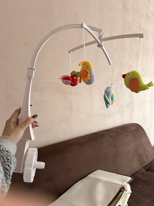 Въртележка за кошара и органайзер за бебета