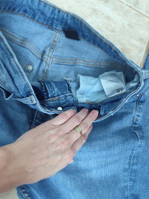 Blugi H&M - mărime 170 - talie elastica 88->108 cm