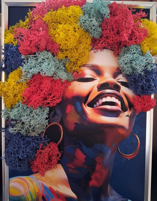 Картина от скандинавски мъх