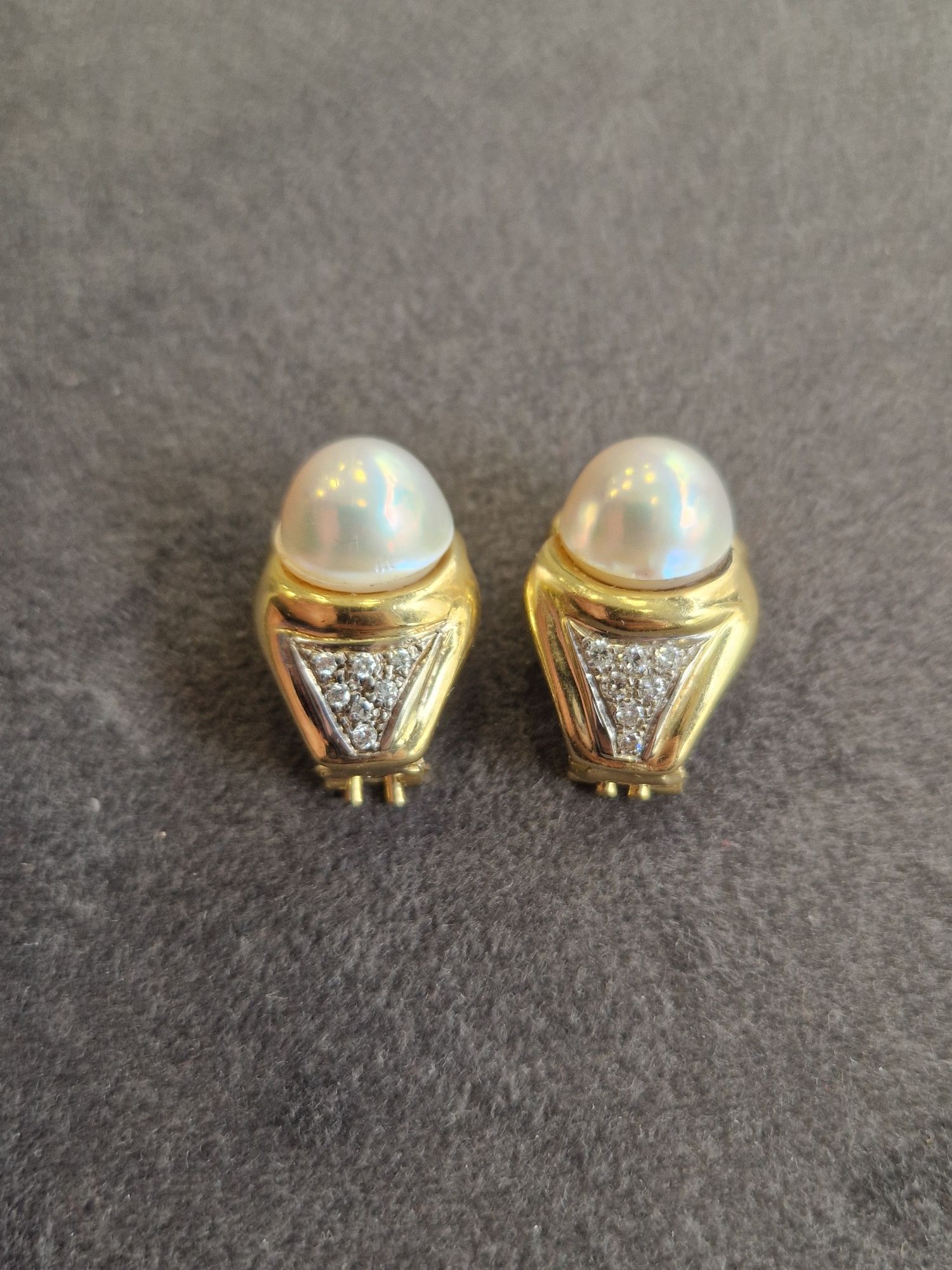 Cercei aur 18k cu Diamante