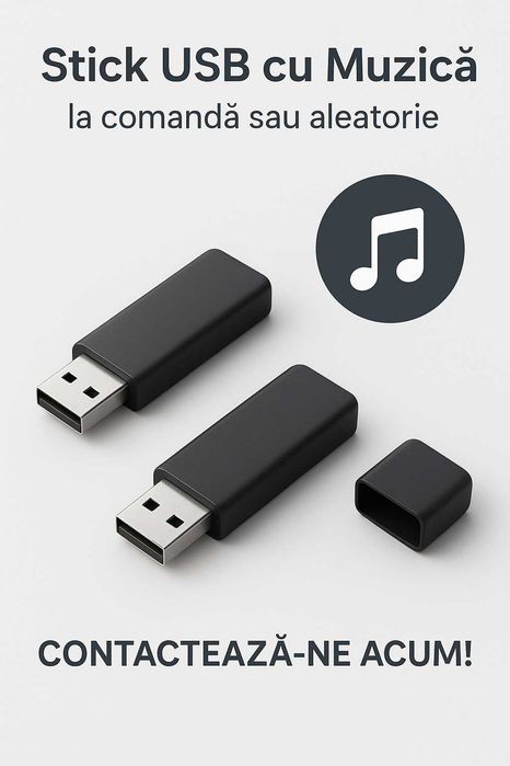 Stick USB cu Muzică la Comandă sau Aleatorie