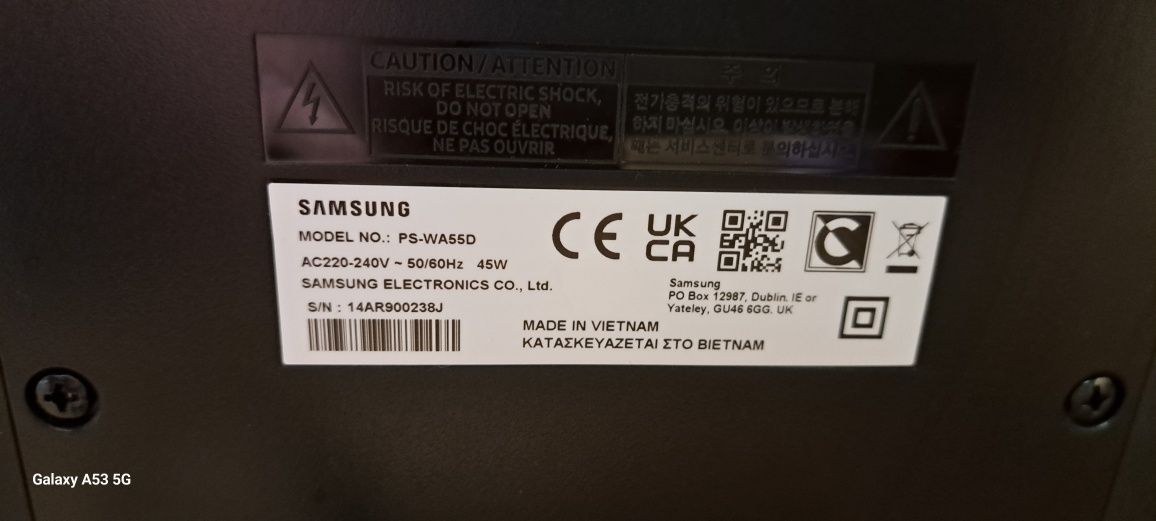 Саундбар Samsung HW-A550