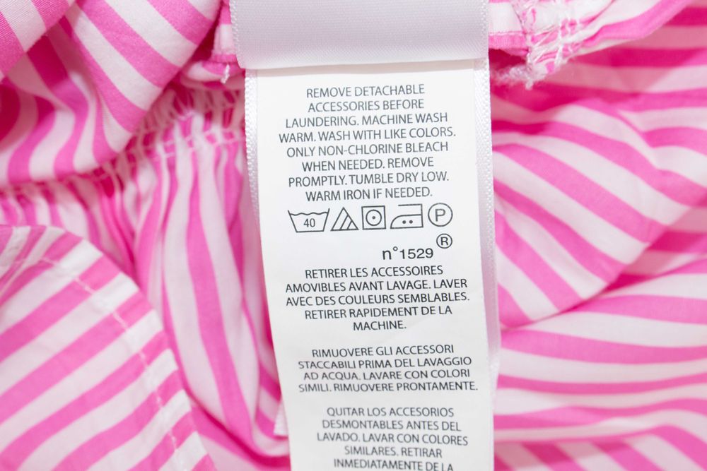 Polo Ralph Lauren оригинална детска рокля розово бяло райе с колан 3 г