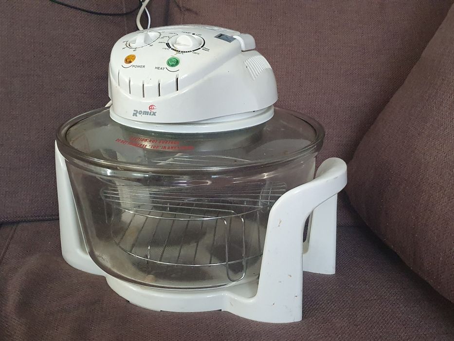 Cuptor halogen VisiCook 1200W cu vas de sticla