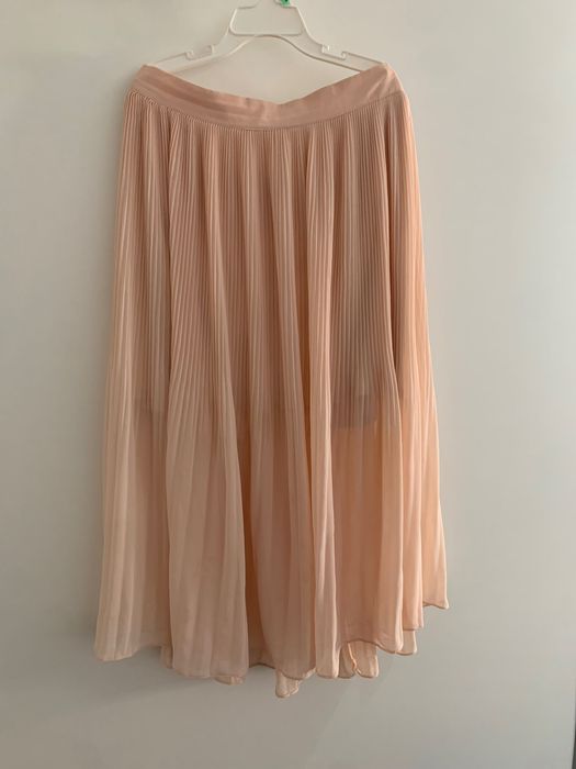 Fusta vaporoasa, cu pliuri, Stradivarius, marime S