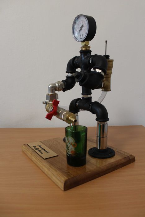 Dispenser-dozator-alcool-steampunk firefighter