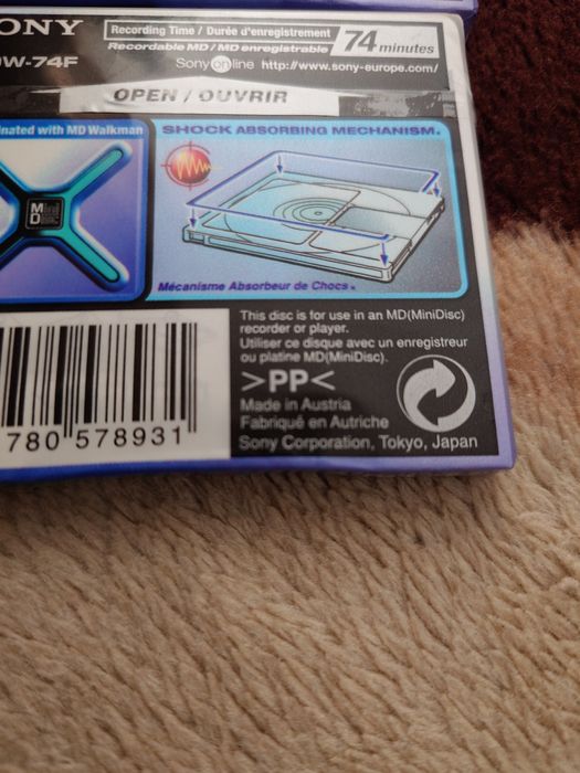 Mini disc Sony recordable