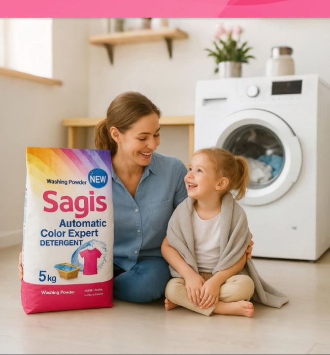 Sagis стиральный порошок для стирки белья 5кг