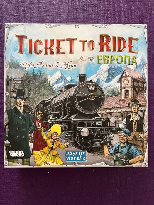 Настольная игра Hobby World Ticket to Ride Eвропа