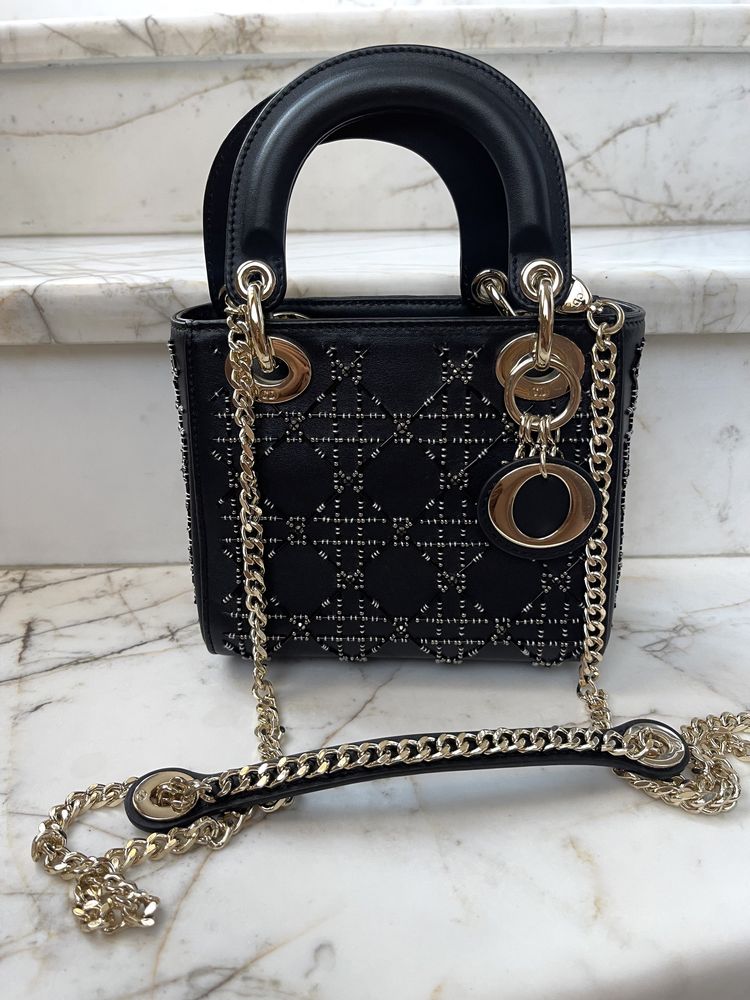Невероятна черна чанта Dior промо цена