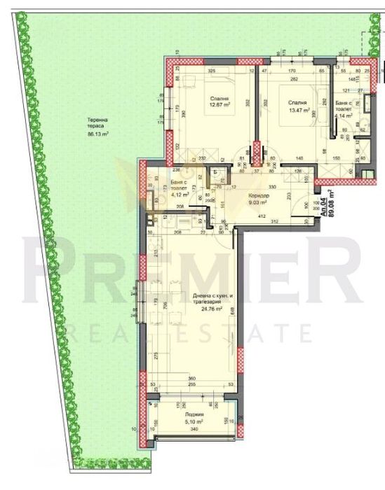 Продава се Тристаен апартамент в Варна, м-т Пчелина - 190 кв.м за 982 €/кв.м - Снимка #8