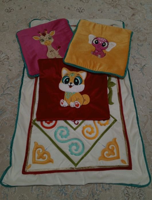 Вышивка ,тойбастар , балаларға жастық,  көрпеше,детский курак корпе