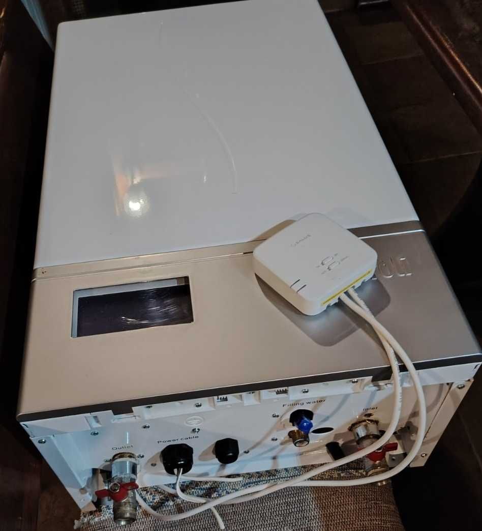 Вакумни радиатори + Електрическо котле 9 kw. Ferroli