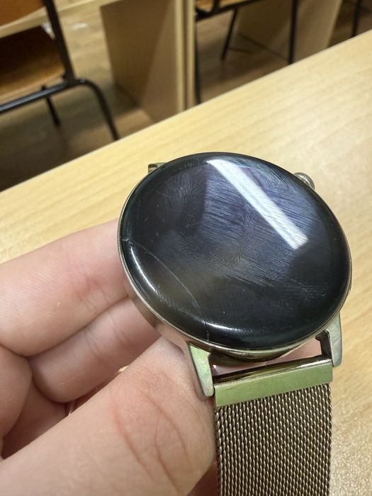 Смарт часовник Huawei Watch GT3, 42 mm, Leather strap, White