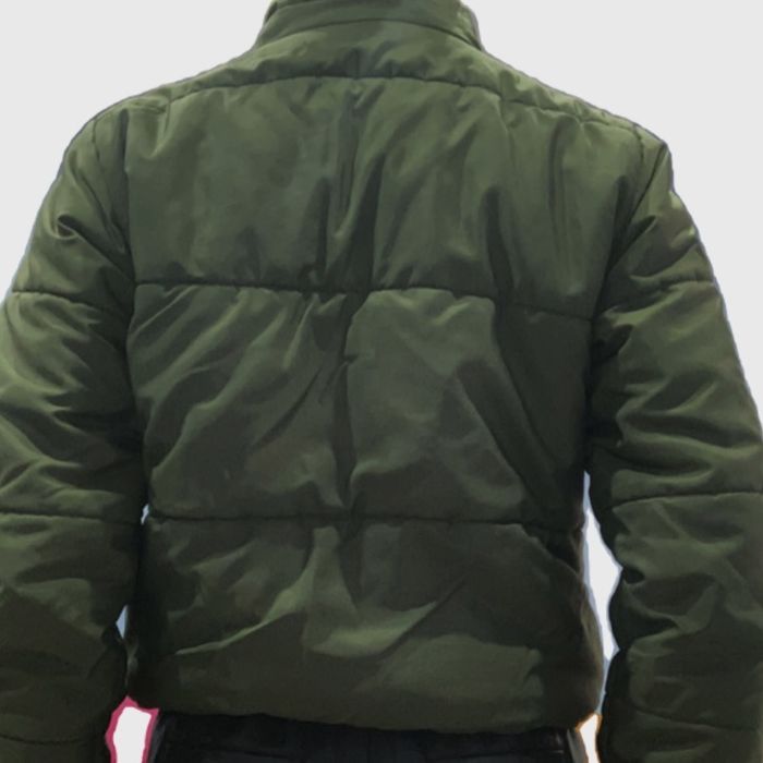 Тъмно зелено късо яке