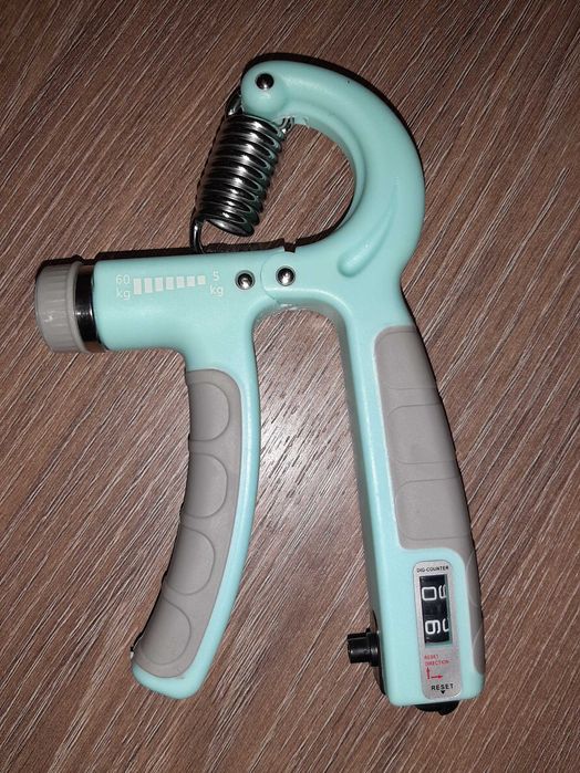 Hand grip electronic 5-60kg-counter și afișaj mecanic
