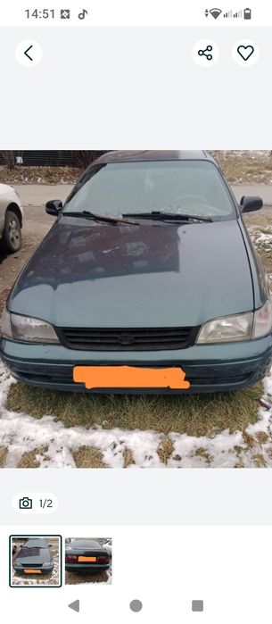 Продам по запчастям Тойота Карина Е